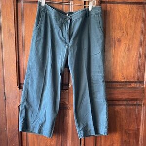 J. Jill women’s faded blue/teal Crop Cargo Pants